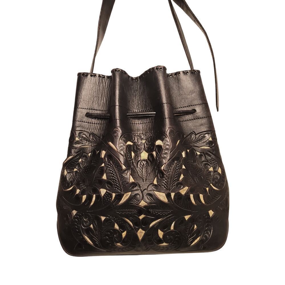 Alexis David Paola Leather vintage shoulder bag - Picture 4 of 9